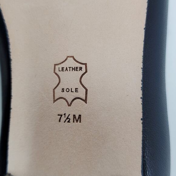 Tory Burch Mini Benton Charm 20MM Tweed Leather Loafer Perfect Black Size 7.5 M - Picture 9 of 11